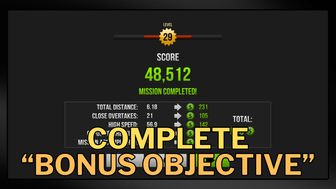 Complete Bonus Objectives