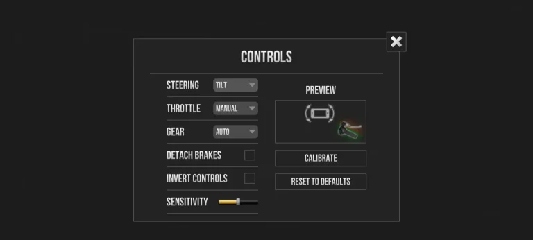 Tilt Controls